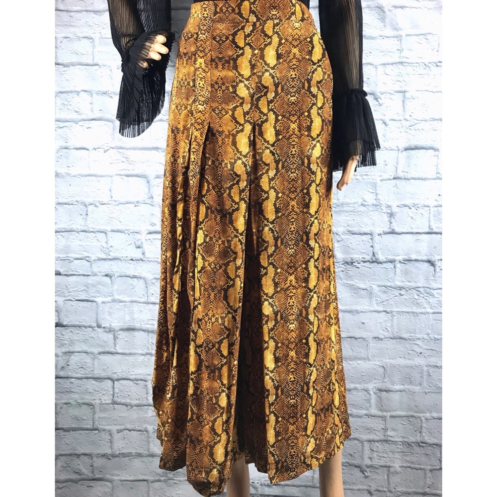 Zara Snake Print Culottes